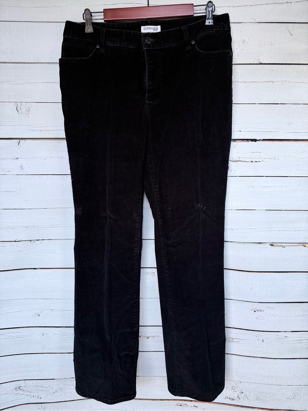 St. John’s Bay High Rise Straight Leg Corduroy Pants Size 12